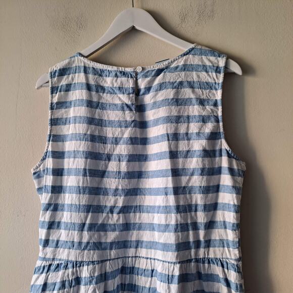 Beach Lunch Lounge Blue & White Striped Sleeveless Dress - Size XL (NWT) - Picture 9 of 15